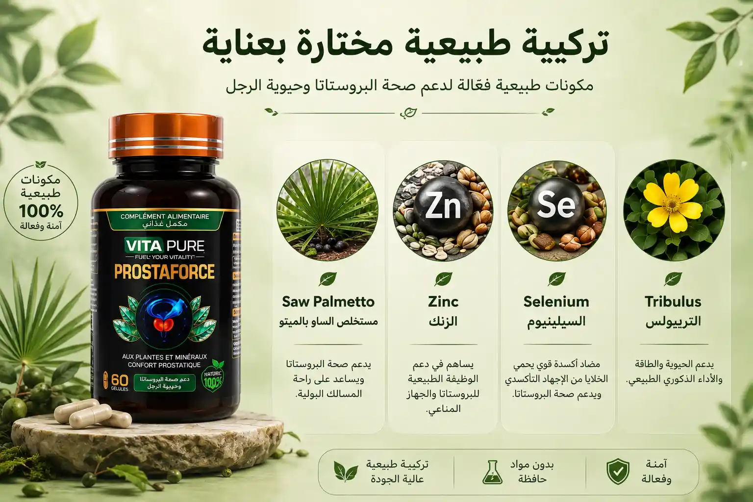مكونات بروستافورس الطبيعية